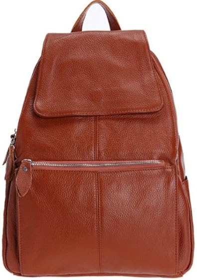 Amazon セレブレザー 本革 牛皮 レディース 女性 カウレザーリュックサックバッグ ３色 自転車 登山 ビジネス 鞄 黒 ブラック 茶 ブラウン ブラウン タウンリュック ビジネスリュック
