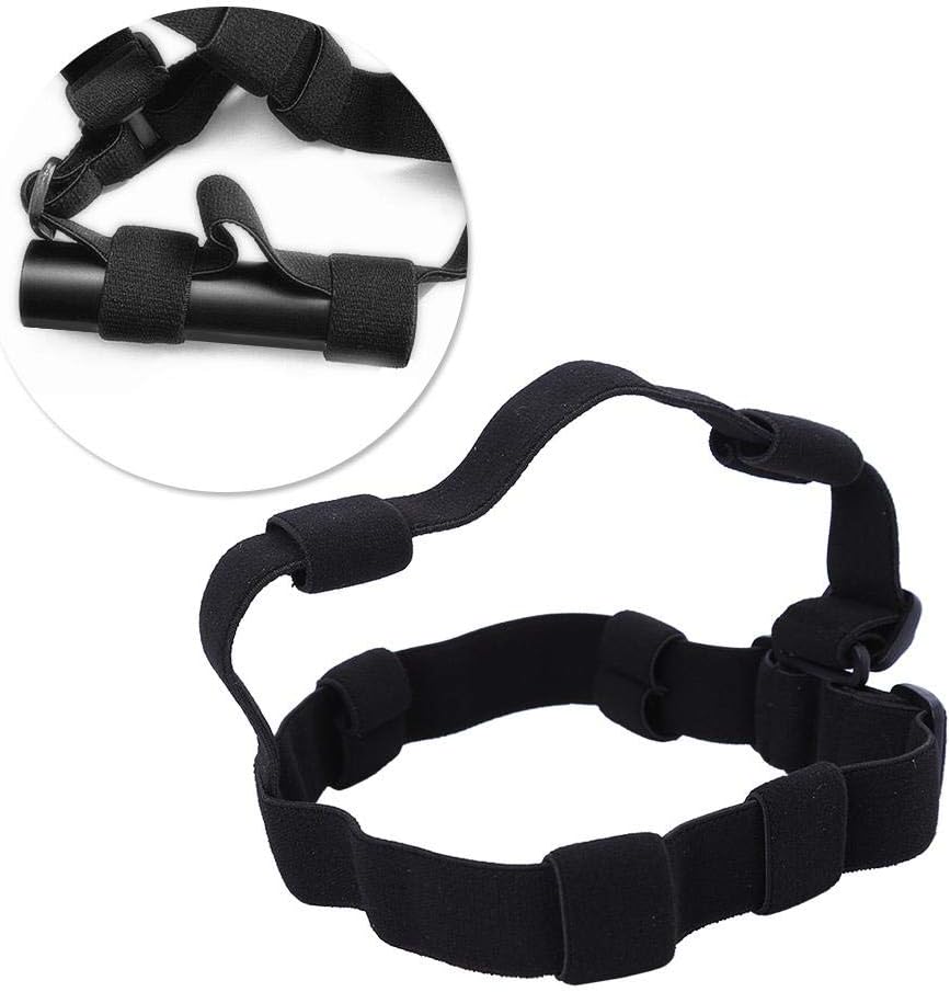 Flashlight Headband, LED Headlight Strap for 18650 Battery, Adjustable Nylon Strap for Cycling Hiking, Emergency Use - Image 4