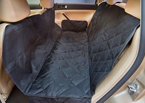 Tomby Dog Seat Cover - Waterproof Pets Car Seat Covers Liner ¡§C with 2 Adjustable Pet Car Seats Safety Belts Best Dog Hammock Bench Protector for Cars, SUV, Truck Backseat