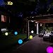 AosKe Led Orb Ball Floating Ball Light  Floating Ball Waterproof  Light Low Balls For Pool , Party, Pool, Patio, Waterproof Color Changing Ball (9.5-Inch)