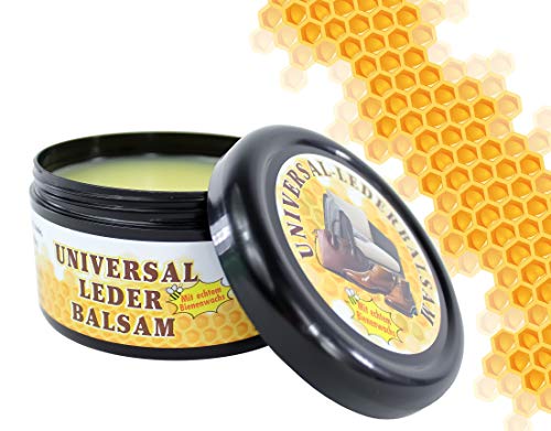 vom Pullach Hof Lederen balsem Universal 250 ml met echte bijenwas voor onderhoud en reiniging van schoenen, lederen… - Afbeelding 4