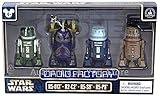 Disney Parks Star Wars 2017 Droid Factory 4 Pack R5-013 R2-C2 R5-S9 R5-P8
