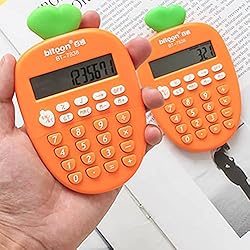 Toyvian Desktop Calculator 12 Digit, Kawaii Mini