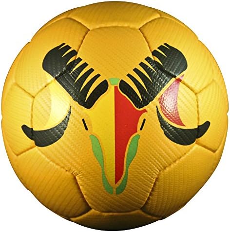 GOAT - Greatest Of All Time - Performance Match/Training Soccer Ball (Solar Orange/Lime Green/Red, 5)