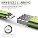 COCOFU Lightning Cable (3Pack )3/6/10FT Extra Long Nylon 8 pin USB Lightning iPhone Charger Cord Compatible with Apple iPhone 7/7 Plus/6/6 Plus/6s/6s Plus/5/5s/5c/SE/iPad(Camo Green) ¡­