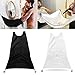 Bathroom Sink Apron bathroom apron - Man Bathroom Beard Care Trimmer Hair Shave Apron Gown Robe Sink Styles Tool Bathroom Apron Waterproof Floral Bib Cloth - Bathroom Beard Apron (White)