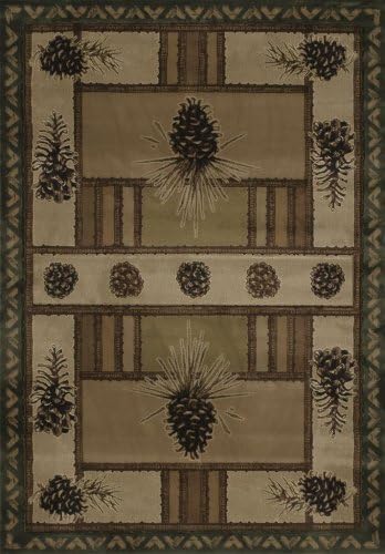 Pine barrens Beige Contours/jq Collection 26826 1' 10" x 2' 8" United Weavers Rug