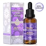 Hyaluronic Acid Serum, Anti Aging Anti Wrinkle Serum, Face Moisturizer Hydrating Serum with Vitamin C, Vitamin E Helps Improve Skin Texture & Balance, Non-greasy, 1oz/30ml