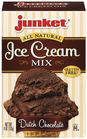 Junket Chocolate Ice Cream Mix, Box, 4 Oz(pack Of 2)