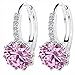 18k Cubic Zirconia Cluster Drop Antique Fashion Pendientes Para Mujeres Niñasthumb 1