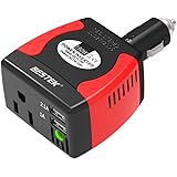 BESTEK 150W Power Inverter with 3.1A Dual USB Charging Ports Power Converter (MRI1511U)