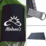 Medano’s Sand Free Beach Blanket Mat – Sand Proof Beach Blanket 79″ x 79″ (6.6ft x 6.6ft) – Includes 4 Stake Anchors Fast Dry,Waterproof, Ultra Portable for Beach, Picnic, Camping, Outdoor Event