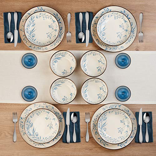 Pfaltzgraff Blue 12Piece Dinnerware Set, Service For 4, Assorted The
