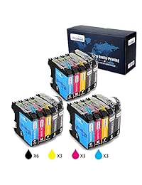 Office World Cartuchos para impresora de inyección de tinta LC103 para impresoras Brother MFC-J4310DW, MFC-J4410DW, MFC-J4510DW, MFC-J4610DW, MFC-J4710DW, MFC-J470DW, MFC-J475DW.