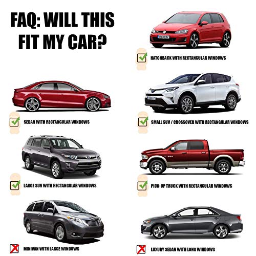 5 Uarter+Universal+Window+Breathable+Backseat