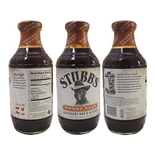Deluxe Grill Master BBQ Sauce Gift Set Featuring Stubbs Gourmet Barbecue Sauce, Cedar Wood Plank, Skewers, Barbecue Mop, Hickory Woods Chips Perfect for Smoker, Gas, or Propane Grill