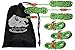 Chill Gorilla 6 Pack 4mm Reflective Tent Guide Rope Guy Line Cord & Adjusters. Lightweight for Rain Tarps, Tents, Hiking, Backpacking. Essential Camping Survival Gear & Accessories. 78 feet. Green
