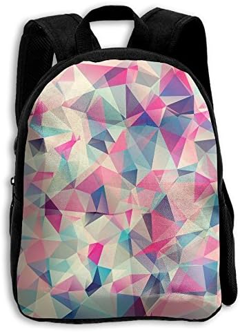 Abstract Geometric Pattern Casual Funny Backpack School Bag Kids School Book Bag