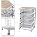 Giantex Mesh Storage Basket 4 Drawer Multifunction Utility Heavy Duty Storage Organizer, for Kitchen and Bathroom Organization