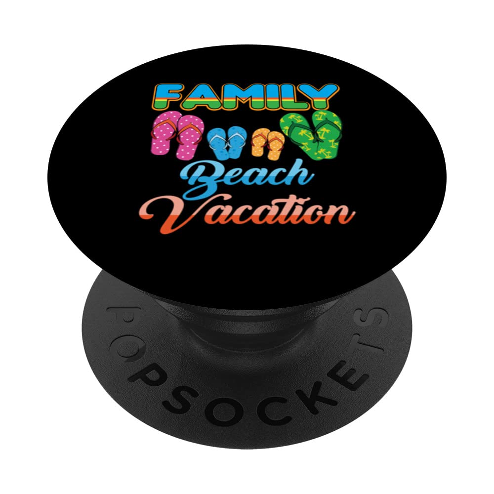Matching Family Beach Vacation Summer Vacation PopSockets Swappable PopGrip