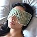 GingerChi Genuine Jade Eye Mask, Jade Face Mask for Relaxation and Rejuvenation, Natural Stone Eye Mask for Dark Circles and Puffiness, Jade Chi Mask for Anti Aging Jade Therapy