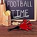 Windy City Novelties 12-Pack 7” Mini Hand Clappers – Loud Plastic Noisemakers for Sports Games, Pep Rallies, Tailgates, and Team Spirit Events - Red/Black