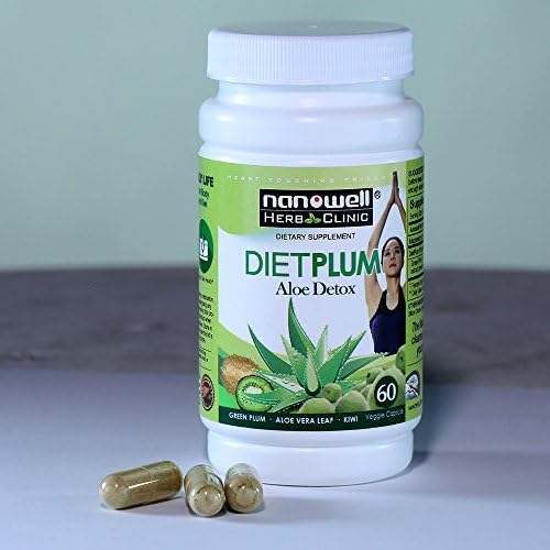 Nanowell® Diet Plum Aloe Detox for Detox and Weight Loss | Cleanse, Repair and Regulate Your Intestinal Health | Eliminating wastes from your body in natural way!