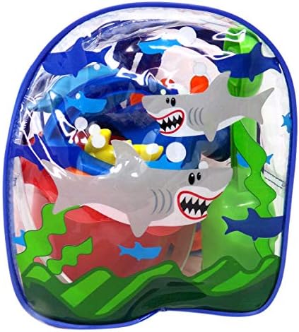 8 Inch Get A Gadget Shark Beach Toys Assorted Color Clear Mermaid Design Mini Backpacks Filled With 6 Plastic Toys Sports Outdoor Play Toys Games Ravsnedkeren Dk