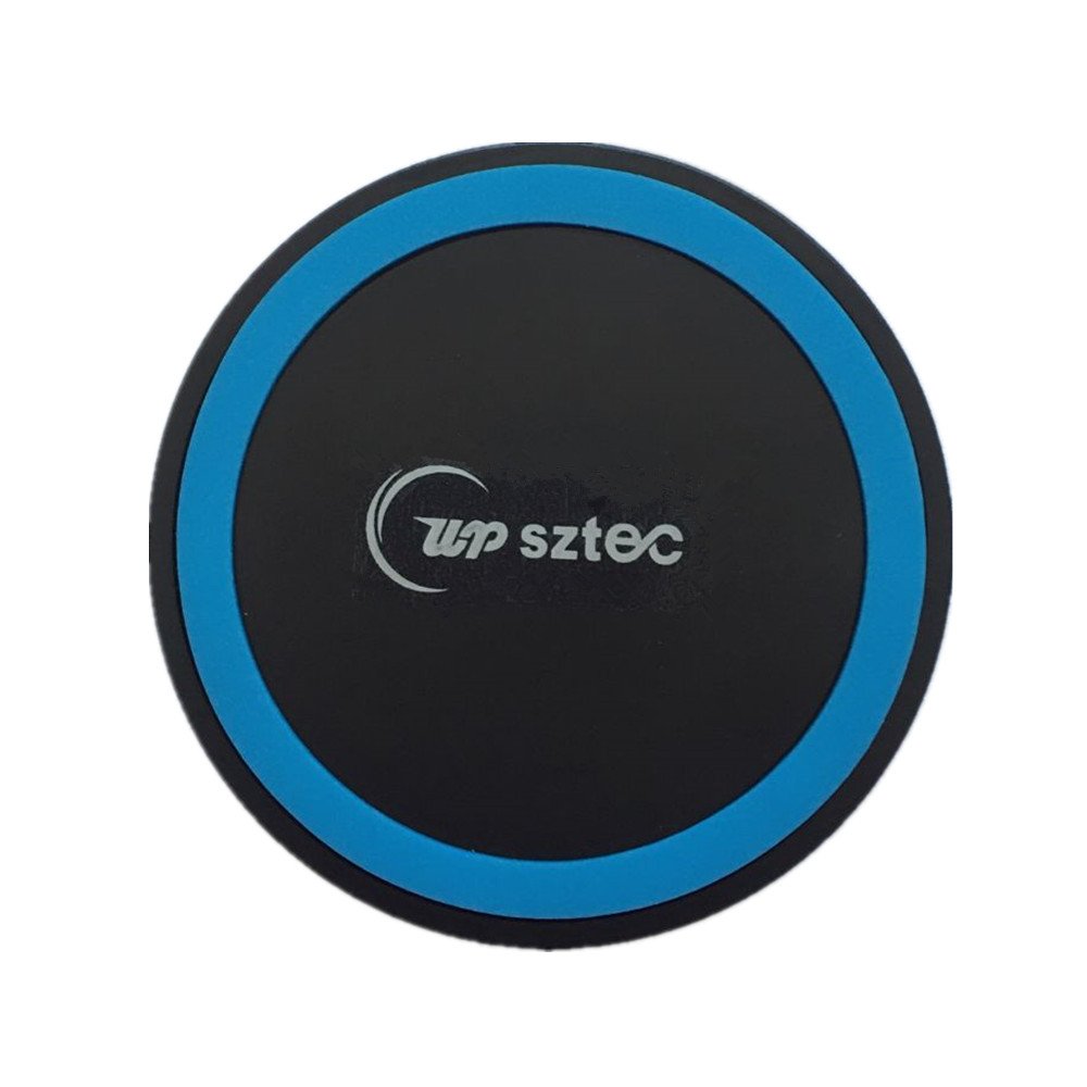 Wireless Charger,UPsztec Qi Wireless Charging Pad for Galaxy S7,Galaxy S7 edge, Galaxy S6,Note 5 ,S6 Edge+,S6 Edge, Nexus 4/5/6 and All Qi-Enabled Devices(black-blue)