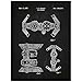 Inked and Screened SP_SYFI_268,200_CH_24_W Sci-Fi and Fantasy Star Wars Vehicles: Tie Bomber Print, Chalkboard-White Ink, 18