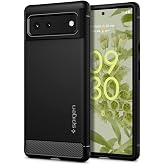 Spigen Rugged Armor Designed for Google Pixel 6 Case (2021) - Matte Black | Matte Black