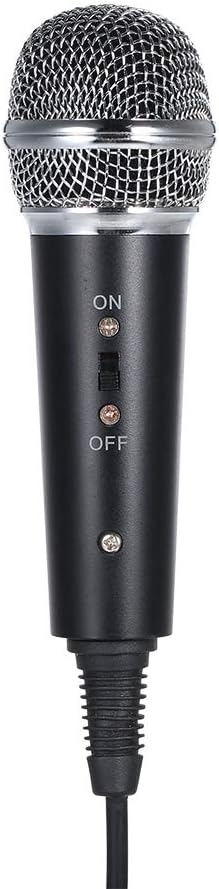 Godyluck- Wired Condenser Microphone Audio 3.5mm Studio Mic Vocal Recording KTV Karaoke Mic with Stand for PC Phone: Electronics