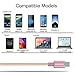 USB C Cable, BRIDGEGEN 6.6Ft/2M Nylon Braided Charge Cable with Premium Aluminum Housing for Galaxy S8 Plus, Moto Z, LG G5/G6, Google Pixel XL, Macbook 12 inch, and Other Type C Devices, Rose Gold