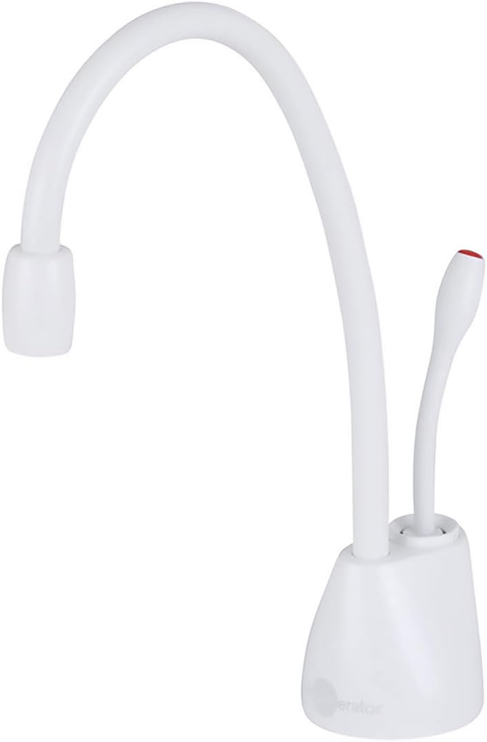 white hot water dispenser