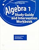 Algebra 1, Study Guide and Intervention Workbook, McGraw-Hill Staff, 0078803055