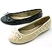 Alpine Swiss Women's Patent Leather Aster Slip On Ballet Flats