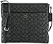 Coach Outline Signature File Bag F58285 SV/BLACK SMOKE/BLACK Crossbody