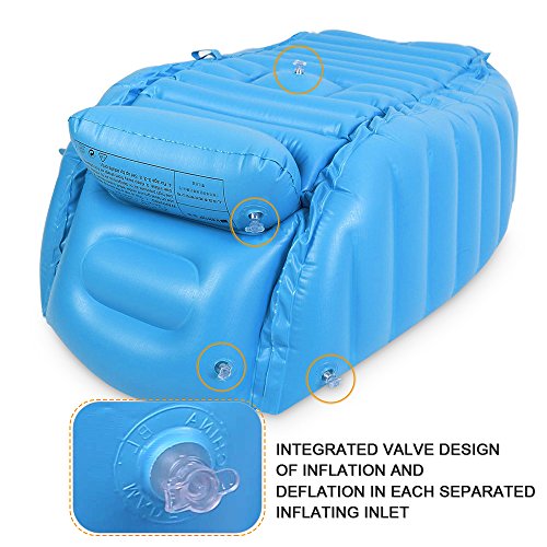 image for Inflatable Baby Bathtub, Mixigoo Infant Mini Swimming Pool Foldable No