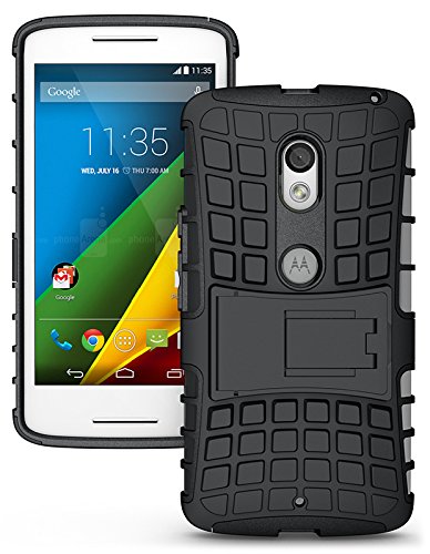 Moto g (3rd gen) case, jkase diablo series tough rugged…