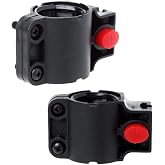 SquEqu 2 Pack Bike Lock Mounting Bracket Holder Frame Mount Replacement Storage Clamp Universal U-Lock Clip for Self Coiling Wire Cable Locks Combination Code Bicycle Lock