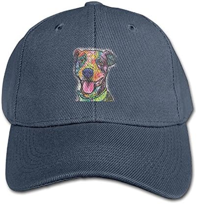 Pit Bull Love Dog Pop Art Children Snapback Hats Navy