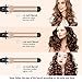 Anjou 1 inch Curling Iron with Tourmaline Ceramic Coating, Hair Curling Wand with Anti-Scalding Insulated Tip (200°F - 410°F, Heat Resistant Glove)
