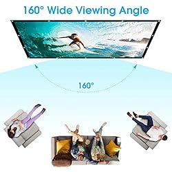 Frocopo 120 inch Projector Screen, 16:9 Foldable