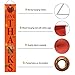 Mosoan Fall Thanksgiving Porch Sign - Fall Thanksgiving Decorations Outdoor Indoor - Give Thanks Banner - Blessed Thankful Grateful Sign - Fall Autumn Thanksgiving Yard Front Door Hanging Decor