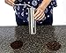 EZE Homegoods Hand Coffee Mill Grinder with Conical Ceramic Burr | Consistent Grind Every Time, Professional Grade, Stainless Steel, Lightweight and Portable, Heavy Duty Extra Long Hand Crank