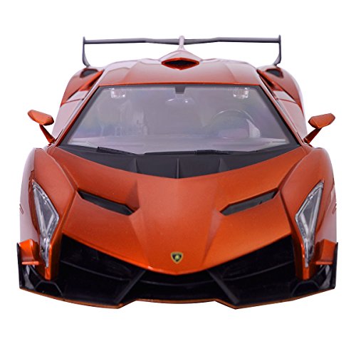 Brand New 1/14 Lamborghini Veneno Electric Sport Radio Remote Control RC Car Orange Gift - Thumbnail 4