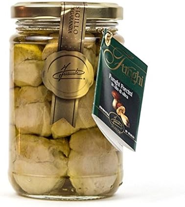 Finest Italian Whole Porcini Mushrooms in Olive Oil