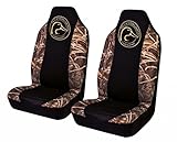 Ducks Unlimited Camo Spandex Seat Cover ( Realtree Max-4 Camo, Set of 2)
