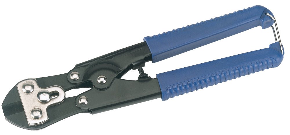 Draper 36092 Straight Head Centre Cut Mini Cutter, 210mm , Blue