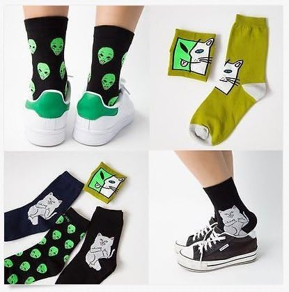 TttopKing Autumn Winter Spring Cartoon Cat Socks
